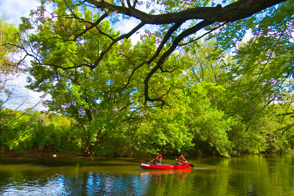 Canoeing on the Brandywine River